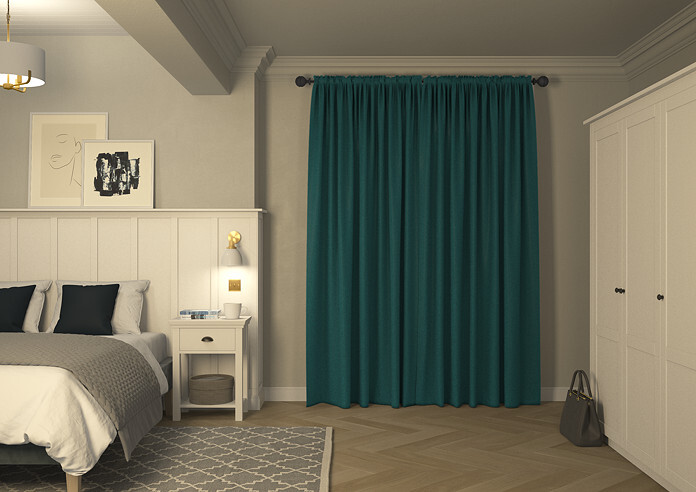 Sunningdale, Peacock - Made to Measure Curtains - Image 7